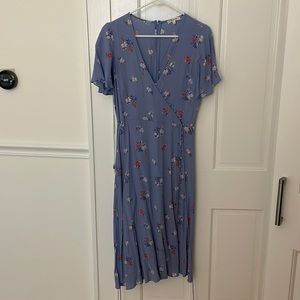 Madewell size 4 women’s floral midi dress